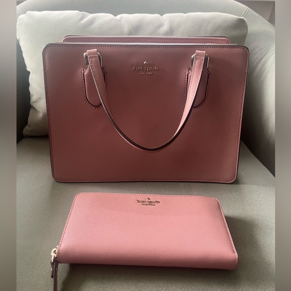 Kate Spade Satchel with Matching Wallet